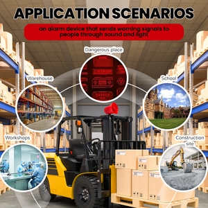 10W Điện Loud Loa 9-35V Tùy Chỉnh Bằng Giọng Nói Cảnh Báo An Ninh Báo Động Còi Báo Động Màu Đen USB Chuyển Kích Hoạt Cho Công Cộng An Ninh Làm Bằng Nhựa - Product Image 5