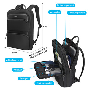 Thời Trang Hàng Ngày Xách Tay Trọng Lượng Nhẹ Máy Tính Xách Tay Túi Nylon Hình Chữ <span class=keywords><strong>S</strong></span> Ergonomic Năng Động Mở Rộng Người Đàn Ông Của Ba Lô Ba Lô Cho Nam Giới - Product Image 4