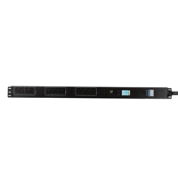 Compteur numérique intelligent certifié ETL 3 phases 12 ports 63A 415V C19 IP PDU unité de distribution d'énergie à échange à chaud Construction en métal
