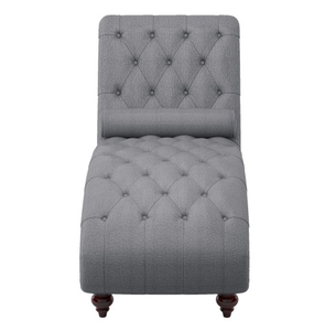 Chaise Lounge Chair Indoor Modern Button Tufted Velvet Upholstered Leisure Accent Chair <b>Recliner</b> Sofa Soft Ergonomic - Product Image 5