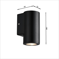 Applique murale extérieure Villa Lamp PS1504-1-GU10 IP54 à tête unique CE GU10, applique murale LED moderne