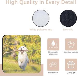 Posavasos de Madera Ecológicos con Corcho, Estilo Europeo, Personalizables con Logotipo, Forma Cuadrada, Tamaño Personalizado, para Regalo - Product Image 3