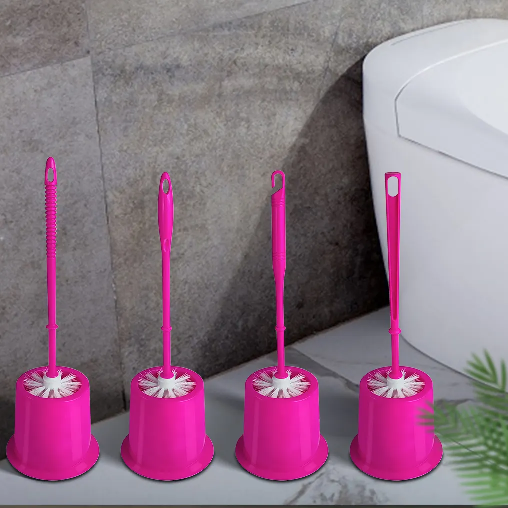 Full range cleaning Affordable plastic toilet brush set thickened durable plastic toilet brushDeep Cleaning Toilet Brush Set Bat