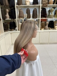 Pelucas Frontales de Encaje HD de Cabello Humano al por Mayor, Transparentes, de Longitud Larga, con Gorros Pequeños/Grandes, 150% de Densidad, Cabello Humano Virgen sin Pegamento - Product Image 6