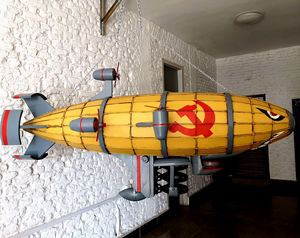 อุปกรณ์แจ้งเตือนสีแดงขนาดใหญ่ <span class=keywords><strong>Kirov</strong></span> Blimp Model Bar,อุปกรณ์ตกแต่งเพดานร้านอาหารสไตล์อุตสาหกรรม - Product Image 2