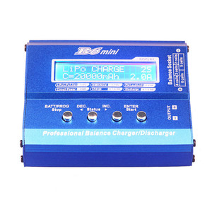 Chargeur d'équilibrage numérique IMAX B6 Mini 80W pour batteries LiPo Li-ion NiMH avec connecteur XT60 + adaptateur 90W pour avion RC KV1100 en métal G688 - Product Image 1
