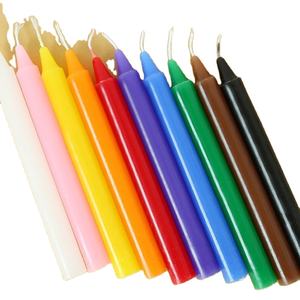 Bougies coniques colorées, bougies magiques pour rituels, 12 couleurs disponibles, bougies Wiccan pour rituels et intentions, pour sorts et manifestation - Product Image 1