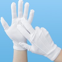 Gants moyens stériles/non stériles et non stériles personnalisables sans poudre en coton à texture lisse pour les doigts