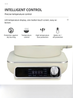 Bouilloire Électrique Intelligente en Verre 1 L avec Contrôle Multi-Température et Fonction Maintien au Chaud – Chauffe-Eau Domestique en Verre pour la Préparation du Thé