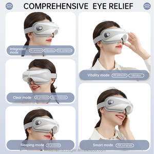 Thông minh không dây 8D Hot Bán vẻ đẹp thông minh cường độ sưởi ấm áp suất không khí 5 chế độ máy <span class=keywords><strong>Bluetooth</strong></span> âm nhạc Eye Massager - Product Image 5