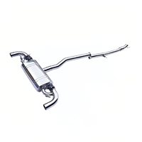 Knalpot Catback MPER Valvetronic untuk Mercedes A45 AMG W176 2.0T Bahan Stainless Steel Suara Agresif Peningkatan Performa