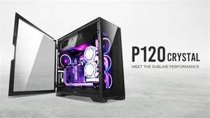 <span class=keywords><strong>Antec</strong></span> เคส PC กระจกนิรภัยสองด้านสำหรับระบายความร้อนด้วยน้ำแบบ DIY ด้านข้างของเกมน้ำแข็งประกายเพชร <span class=keywords><strong>P120</strong></span> - Product Image 2