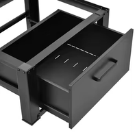 Casiers métalliques modernes avec tiroirs pour la maison, les appartements et les hôtels – Base pour machine à laver, rangement chambre/salle de bain
