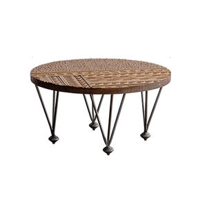 Juego de Mesa de Centro Chuqi Home Furnishings con Superficie de Madera y Patas de Hierro Forjado Hechas a Mano para Sala de Estar o Jardín - Product Image 5