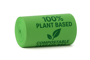 Sacs à ordures durables 100% compostables à base de plantes biodégradables Eco Emballage en plastique de fécule de maïs recyclable pour déchets ménagers - Product Image 6