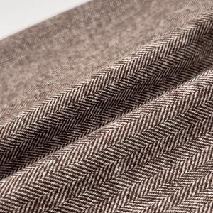 Tela Tweed Espigada Marrón de 300g, Mezcla de Lana y Poliéster, Ideal para Confección de Abrigos - Product Image 4