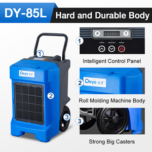 เครื่องลดความชื้นในอากาศอุตสาหกรรมรุ่น DY-85L ขนาด 170 ไพน์ต์ เกรดเชิงพาณิชย์ สำหรับอพาร์ทเมนต์และห้องใต้ดิน - Product Image 5