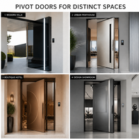 Porte d'entrée extérieure en acier de sécurité 304, personnalisée, résidentielle, de luxe, commerciale, imperméable, pour maison