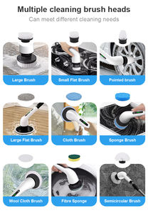 Cepillo Eléctrico Giratorio Telescópico Desmontable con Barra de Aleación Ajustable para Limpieza de Baños y Cocinas - Product Image 5