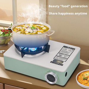 Estufa de gas portátil para exteriores, fuego intenso, segura, a prueba de viento y explosiones, para camping y picnic, de alta potencia. - Product Image 5