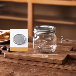 100ml250ml480ml Mason <span class=keywords><strong>Tintura</strong></span> Bottlese Jar Container Botella Tornillo Vidrio Con Metal Food Round Cake Box - Product Image 4