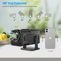 Projecteur de film LED HY320 1 Go 8 Go Android 11 1080P Portable Haut-parleurs intégrés Double WIFI BT5.0 pour Home Cinéma