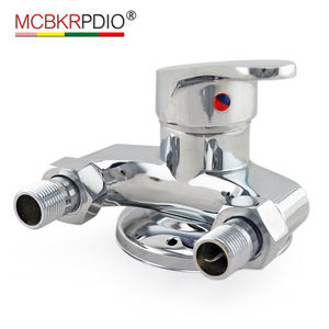 Robinet mural en alliage <span class=keywords><strong>de</strong></span> zinc MCBKRPDIO, mélangeur d'<span class=keywords><strong>eau</strong></span>, robinet <span class=keywords><strong>de</strong></span> <span class=keywords><strong>douche</strong></span> triangulaire poli, céramique chromée, compatible avec l'<span class=keywords><strong>eau</strong></span> <span class=keywords><strong>solaire</strong></span> - Product Image 1