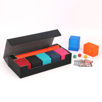 Boîte de jeu de cartes à jouer personnalisée de luxe stockage de cartes à collectionner boîte en plastique pour Tarot Mtg Poke mons Tcg Yugioh
