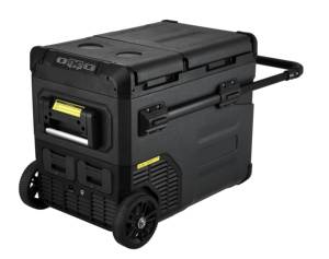 Outdoor design, pull <b>rod</b> with wheels, portable car refrigerator, compressor, silent cooling, fast cooling - Product Image 3