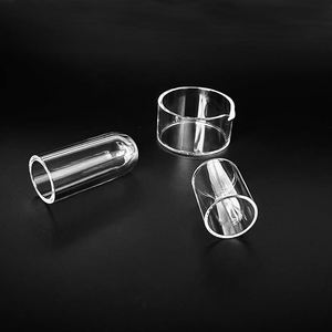 Juego de Vasos de Cuarzo de Sílice Fundida de Alta Pureza, Material de Vidrio de Cuarzo Transparente para Análisis Químico e Investigación de Laboratorio - Product Image 5