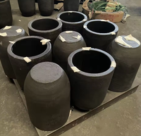 Creuset en fonte et pot en graphite pour la fusion de l'aluminium dans les applications métallurgiques et aérospatiales