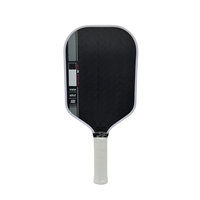 Raquette de pickleball Gen 4 approuvée par l'USAPA - Surface en fibre de carbone brute, thermoformée avec bords injectés de mousse 16 mm Honey