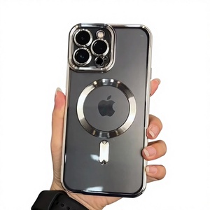 Funda Magnética Transparente de TPU Suave con Recubrimiento de Lujo para Carga Inalámbrica para 17/16/15/14/13/12/11 Pro X <span class=keywords><strong>XR</strong></span> XS Max - Product Image 1