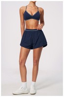 Ensemble de yoga 6 pièces pour femme : tenue d'entraînement avec brassière de sport à bordure contrastante, leggings taille haute, shorts cycliste et capri – Ensemble de vêtements de sport pour la gym