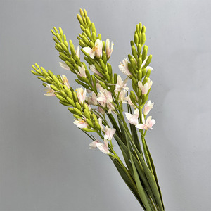 Vente en gros de fleurs de luxe pour mariage, fleurs en soie de latex au toucher réel, <span class=keywords><strong>freesia</strong></span> artificiel à longue tige pour la décoration de centre commercial d'hôtel - Product Image 4