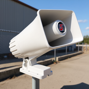 Altavoz con Bocina PA Kimiso de 6 x 4 Pulgadas, 50-100 W, Portátil para Exteriores con Soporte de Montaje Ajustable - Product Image 2