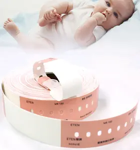 Super Zachte Medische Polsband Voor Pasgeboren, Volwassen En Kinderen Medische Papier Polsbandjes