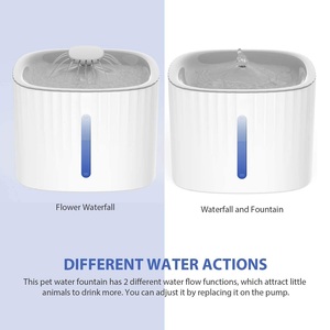 <span class=keywords><strong>Fontaine</strong></span> d'eau intelligente et automatique pour animaux 1 l, <span class=keywords><strong>fontaine</strong></span> à boire en plastique silencieuse pour chats et chiens, 3l - Product Image 5