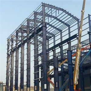 कम कीमत औद्योगिक पूर्वनिर्मित स्टील संरचना कार्यशाला हॉल धातु निर्माण - Product Image 4