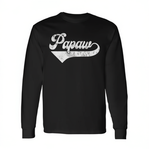 T-shirt à manches longues Papaw Vintage Retro pour la fête des pères, cadeau pour grand-père - Product Image 2