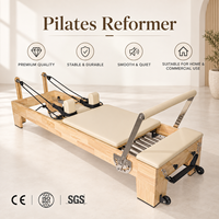 Machine de Pilates Réformateur en Chêne Réglable avec Composants en Acier Inoxydable 304 – Équipement de Santé