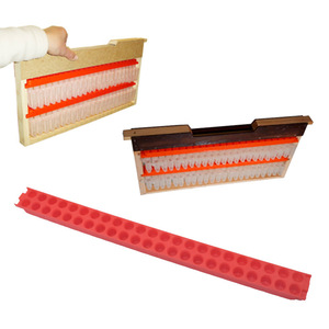 Outil d'élevage des reines JZBZ Cage à <span class=keywords><strong>reine</strong></span> en plastique État neuf Barre d'expédition pour outils de transport des reines - Product Image 2