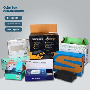 Cajas de Zapatos Impresas Personalizadas con Logotipo, Cajas de Cartón Corrugado Coloridas para Envíos, Fábrica de Empaques para Regalos - Product Image 1