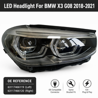 Phare LED pour G08 OE 63117466119 63117466120, 12V, Plug & Play, avec support d'origine, connecteur compatible, lampe de remplacement avant