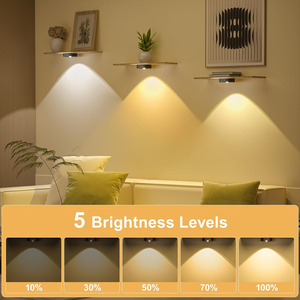 Puck <b>Lights</b> with Charging Station, Rechargeable Battery Remote Control 3 Colors Led Under Cabinet Lighting, <b>Wireless</b> Tap <b>Light</b> - Product Image 5