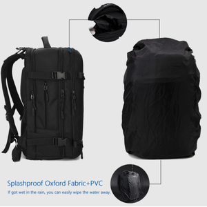 กระเป๋าเป้สะพายหลังสำหรับผู้ชาย รุ่นใหม่ ปี 2022 ยี่ห้อ <span class=keywords><strong>Ozuko</strong></span> กันน้ำ มีช่องใส่รองเท้า เหมาะสำหรับเดินทาง ท่องเที่ยว แฟชั่น ใช้ในชีวิตประจำวัน ไปเรียน ไปทำงาน ใส่โน้ตบุ๊คได้ - Product Image 4