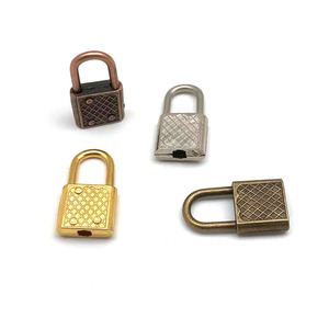 Candado de aleación de zinc de 17x30 mm con diseño de malla para bolsos, papelería, cajas de vino, accesorio de ferretería - Product Image 4