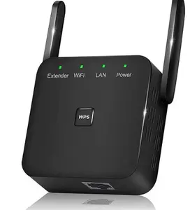 Adaptador de rede sem fio Wifi Extensor de alcance Conexões Wifi Repetidor 300mbps com antena única