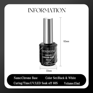 OEM/ODM Super bianco e Super nero smalto all'ingrosso 15ml bottiglie Private Label colore Gel Uv smalto per unghie - Product Image 3