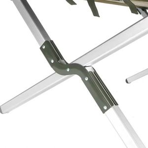 Quality QM Popular Heavy Duty QM Camping Cots Outdoor Folding Bed Portable Foldable <b>Sleeping</b> Stretchers Camping Bed - Product Image 4